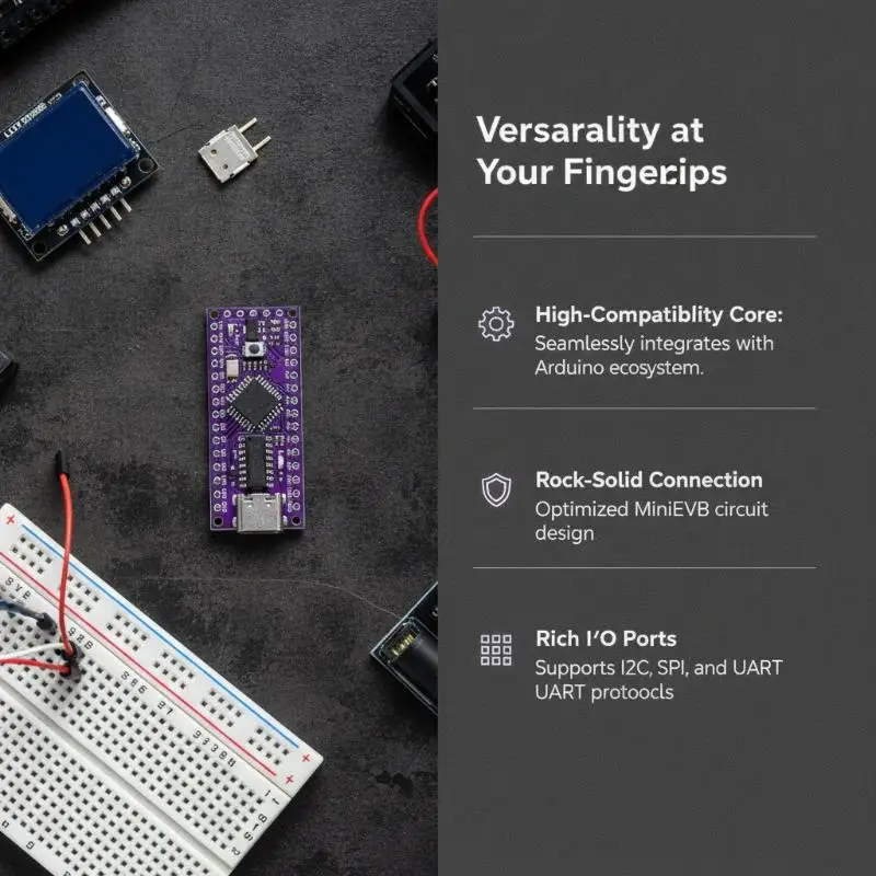 LGT8F328P-LQFP32 MiniEVB TYPE-C/MICRO USB Compatible With ATMEGA328 Nano V3.0 LGT8F328P CH340 Development Board