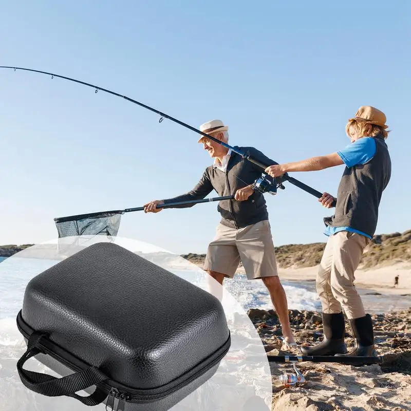 Fishing Accessories Tackle Storage Pouch Waterproof Fishing Reel Bag Sturdy Eva Fishing Reel Cover Storage Bag For Baitcasting