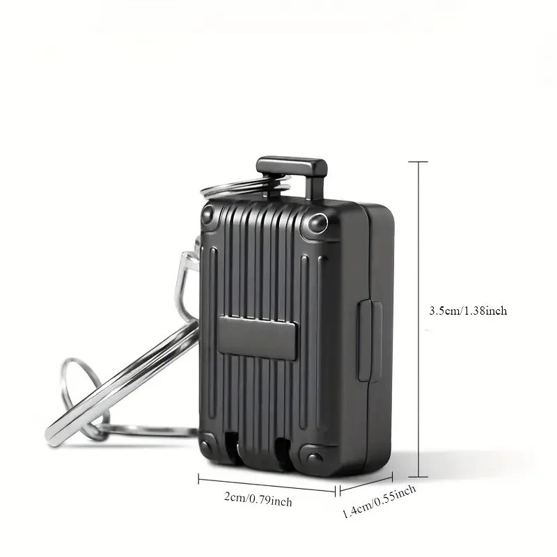 1pc Creative Mini Travel Case Folding Nail Clippers Golden Silvery Grey Portable Flip-Top Nail Clippers with Keychain As Gift