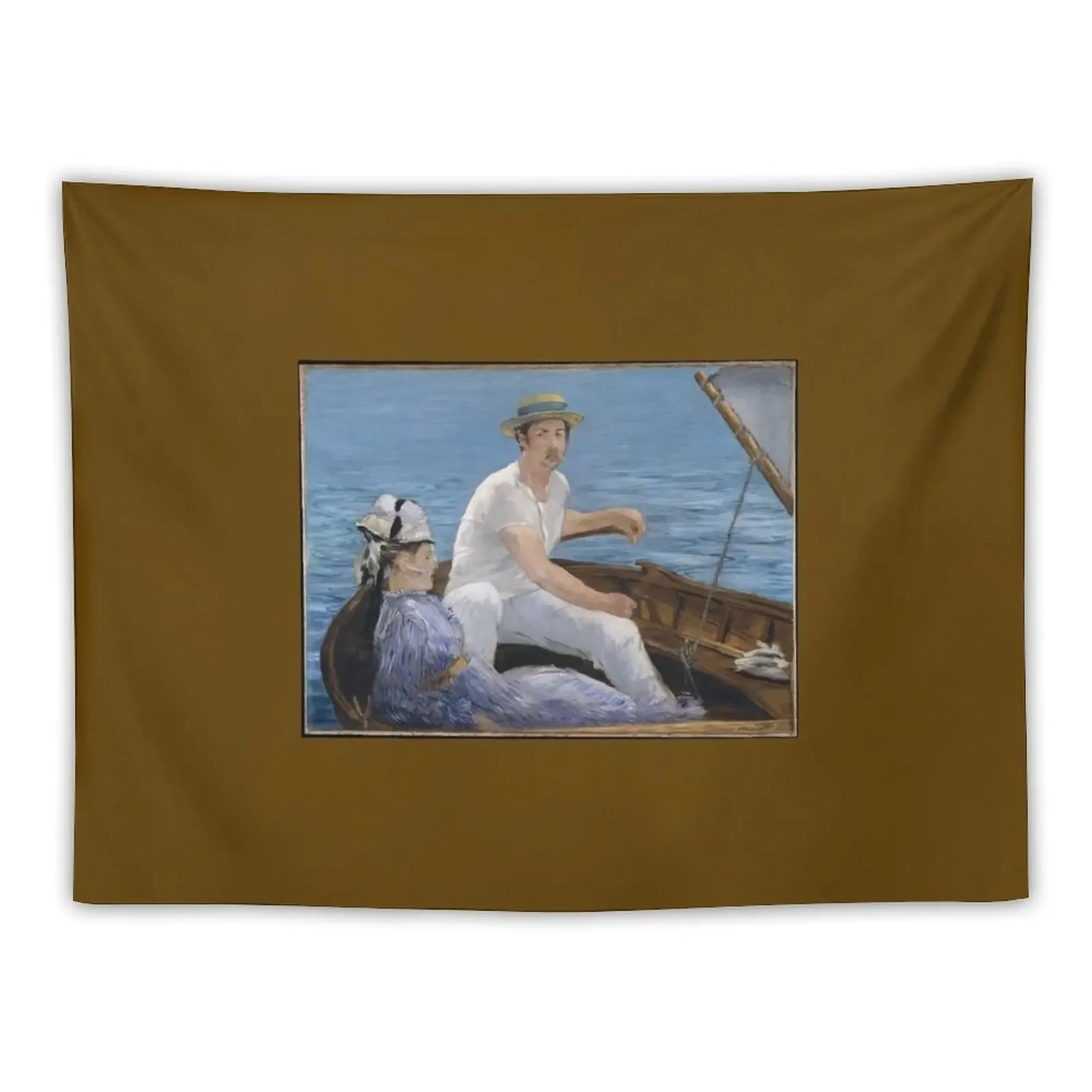 

Couple in a boat Monet Tapestry Home Decorations Christmas Decoration Room Ornaments Tapestry