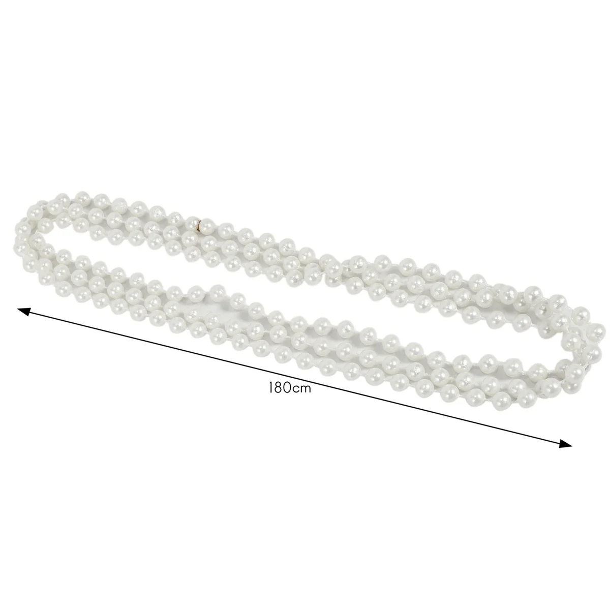 A71P 4X قلادة طويلة من اللؤلؤ الاصطناعي إكسسوار مجوهرات بيضاء لزي فتاة الزعنفة 1920s