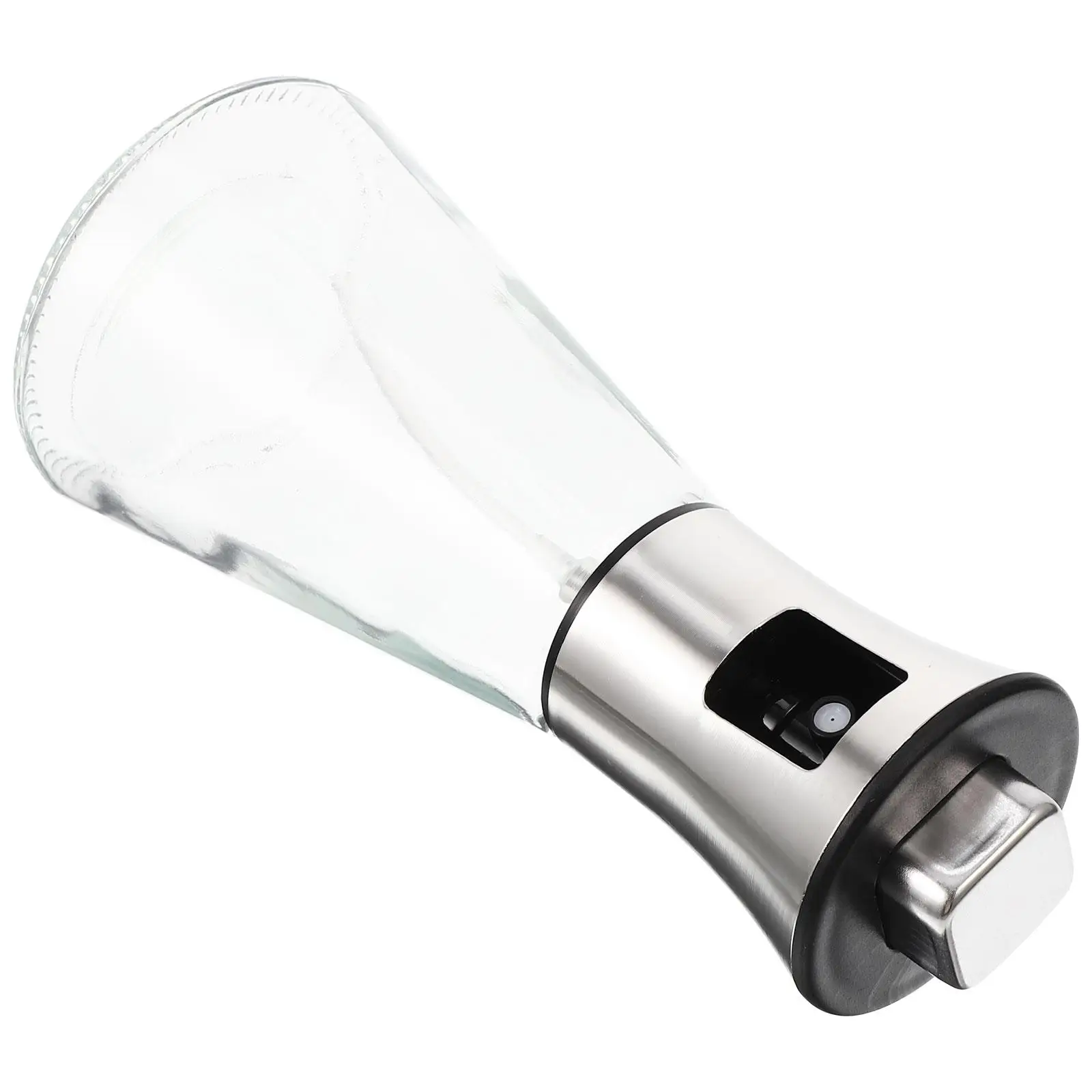 Botella pulverizadora de aceite de vidrio de acero inoxidable, botella pulverizadora de niebla reutilizable, señor de aceite de oliva para salsa de soja, zumo de limón y verduras