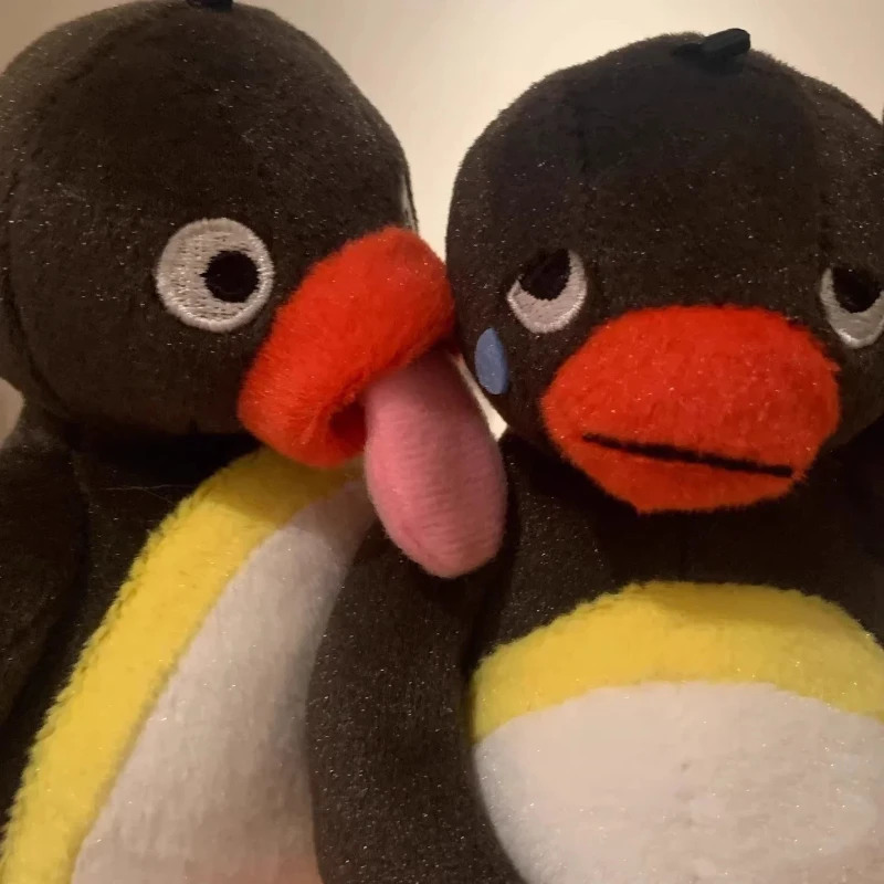 

Плюшевая игрушка-пингвин с вытянутым языком, забавная мягкая игрушка, необычный подарок, коллекционная кукла для детей и взрослых, подарок на день рождения, для дома