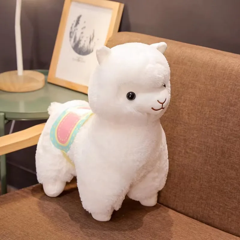 35/50CM lindo juguete de peluche de Alpaca animales suaves de peluche Alpacasso Alpaca Llama muñecas juguetes de peluche almohada para niños regalo de cumpleaños