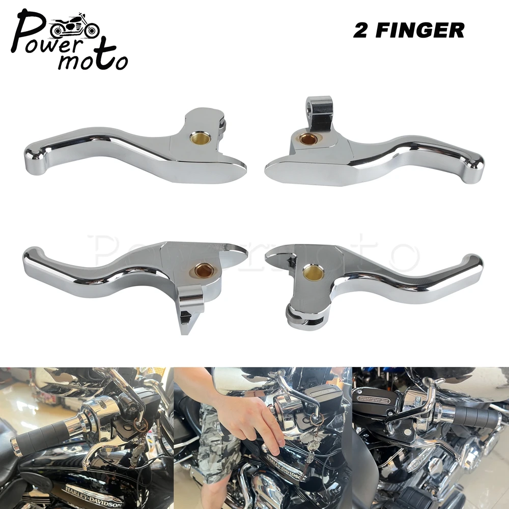 2-3 Finger V-Rod Bake Clutch Handle Levers For Harley Night Street Rod VRSCA VRSCX VRSCD VRSCDX VRSCAW VRSCDX VRSCF 2006-2017