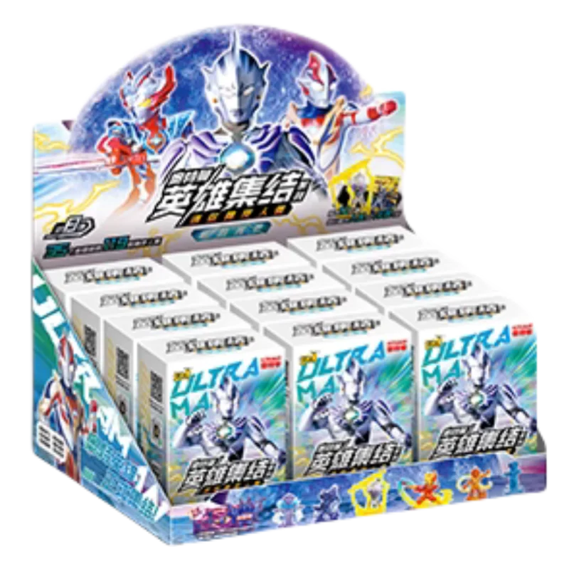 英語版ウルトラマンカード(卡游 KAYOU) 1箱 KAYOU 本物のウルトラマンカードラバー人形アニメーションテーマ