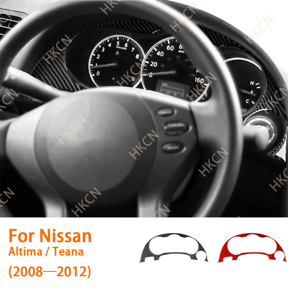 

Carbon Fiber Speedometer Dashboard Panel Decals Car Accessories Interior Cover Trim Sticker For Nissan Altima / Teana 2008—2012