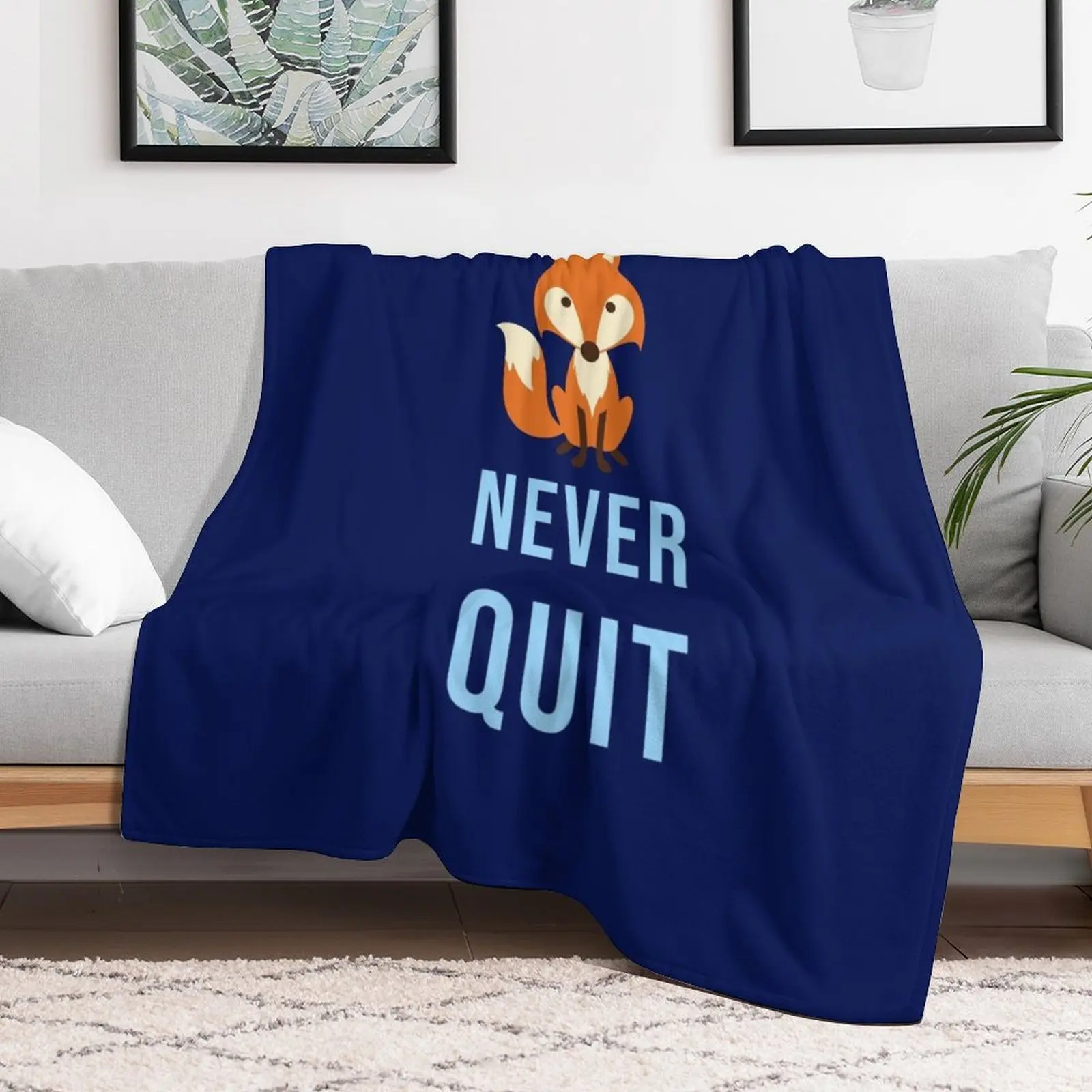 Foxes never quite - Leicester Throw Blanket Soft Plush Plaid Kid'S Blankets