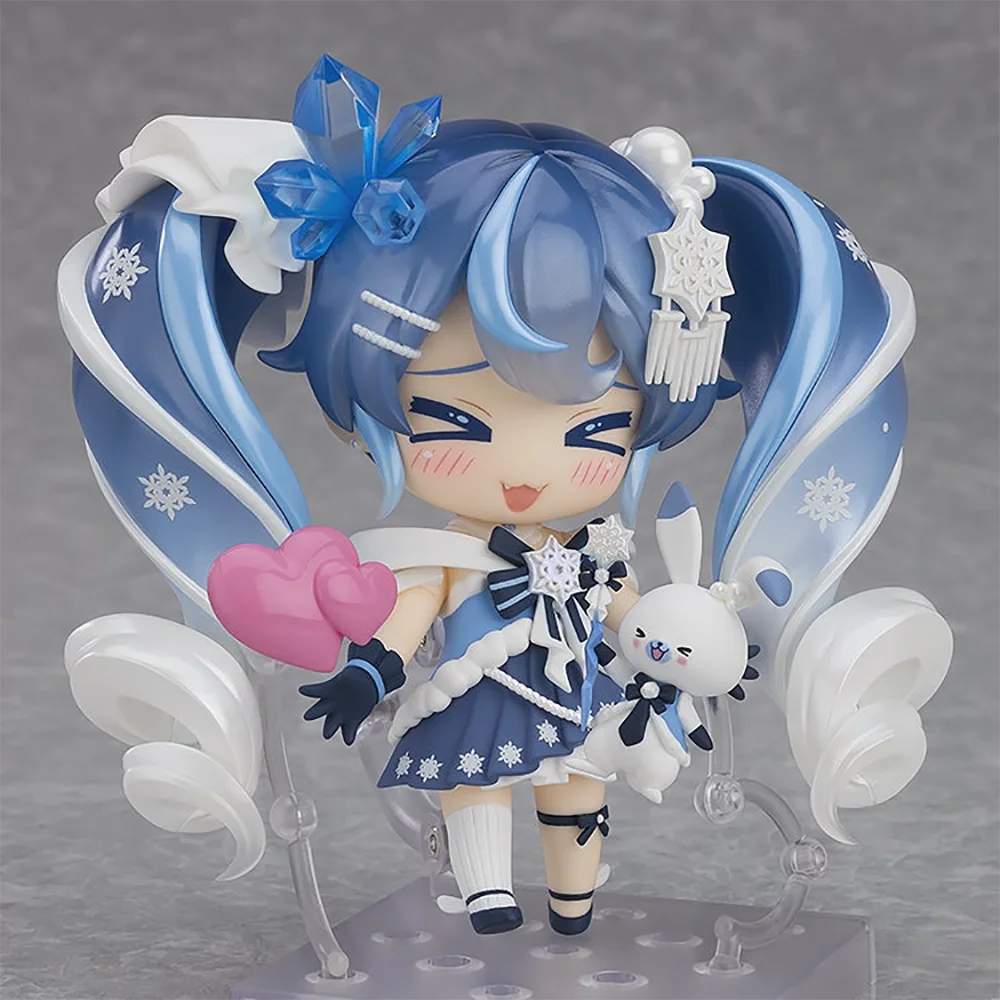 Оригинальный GSC 2643 Hatsune Miku (Снег, Crystal Snow Ver.) Q-версия аниме-фигурка каваи, экшн-фигурка, сборная модель, в наличии