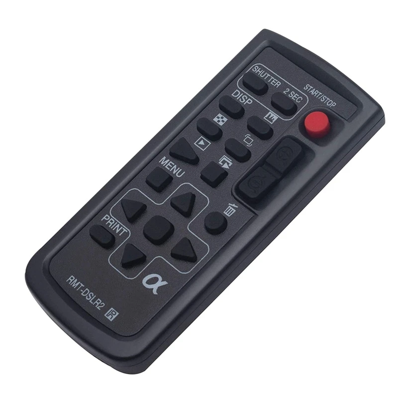 ABQU Remote Control Replacement RMT-DSLR2 for Sony NEX-6 NEX-7 NEX-5N Digital Camera, Wireless Shutter Controller, ABS Black
