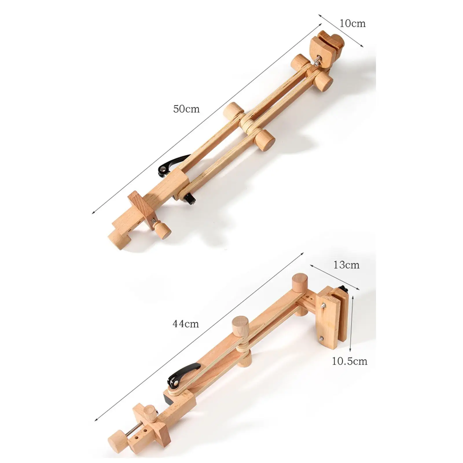 

Wooden Embroidery Hoop Stand Adjustable Holder for Embroidery Racks Cross Stitch Kits and Bead Embroidery Projects