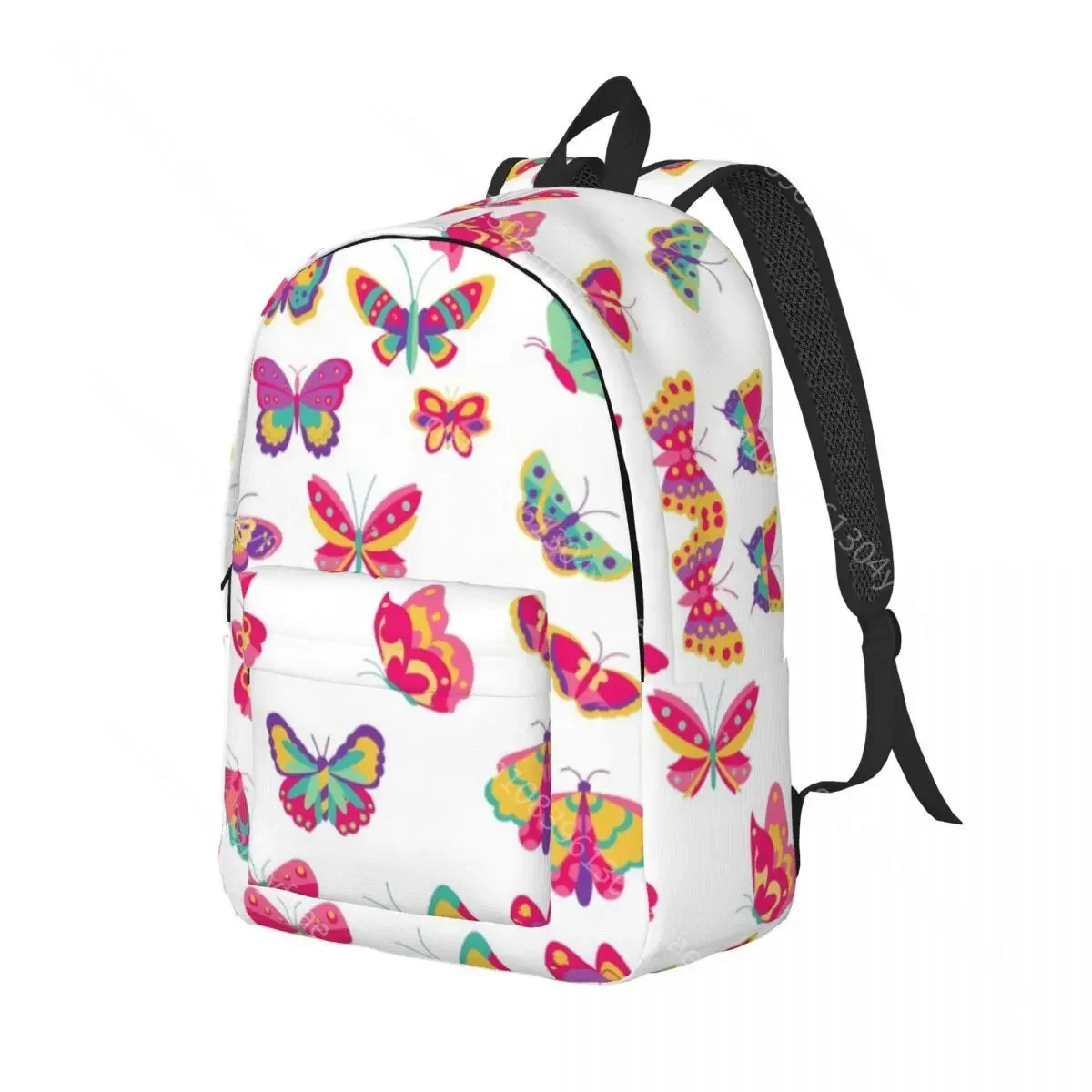 Multi Color Butterflies Backpack Flying Insect Cute Boy Girl Polyester Sport Backpacks Large Kawaii High School Bags Rucksack