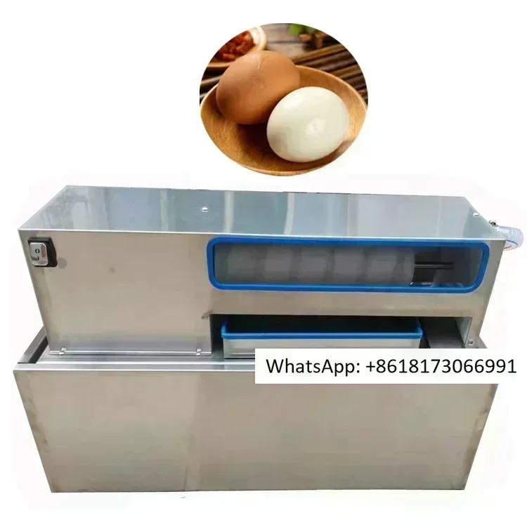 2022 Small Boiled Eggshell Shelling Machine Thickening Material