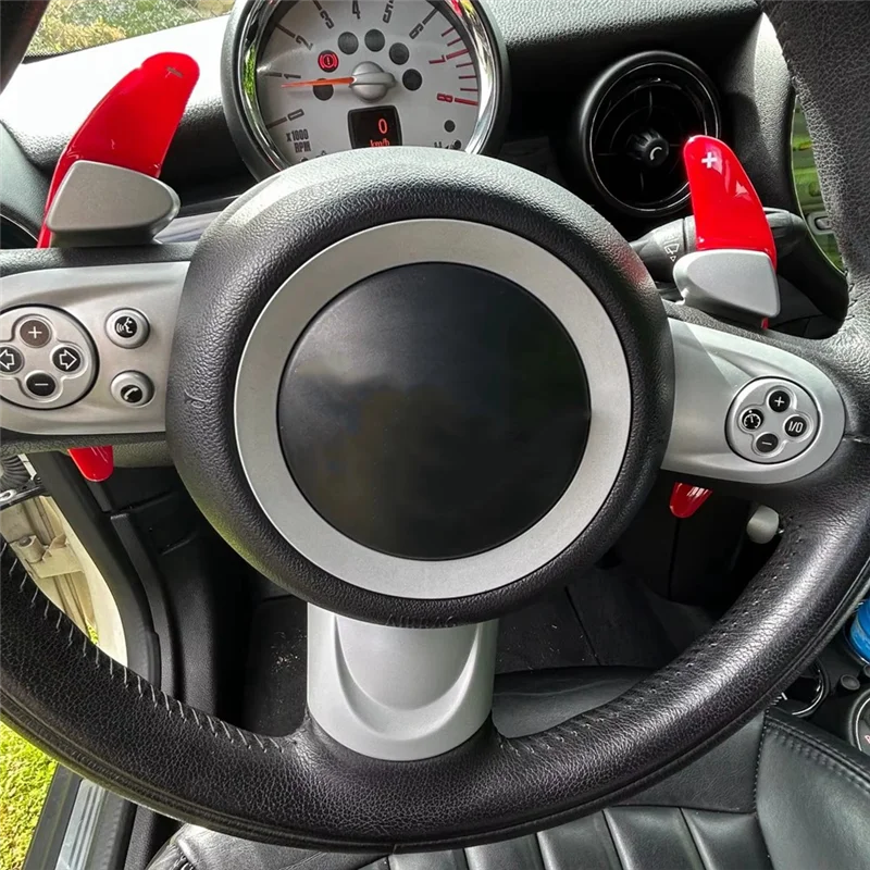 A19Q-Car Steering Wheel Paddle Extension Shift Cover For BMW Mini Cooper R55 R56 R58 R60 R61 2007-2016 Accessories