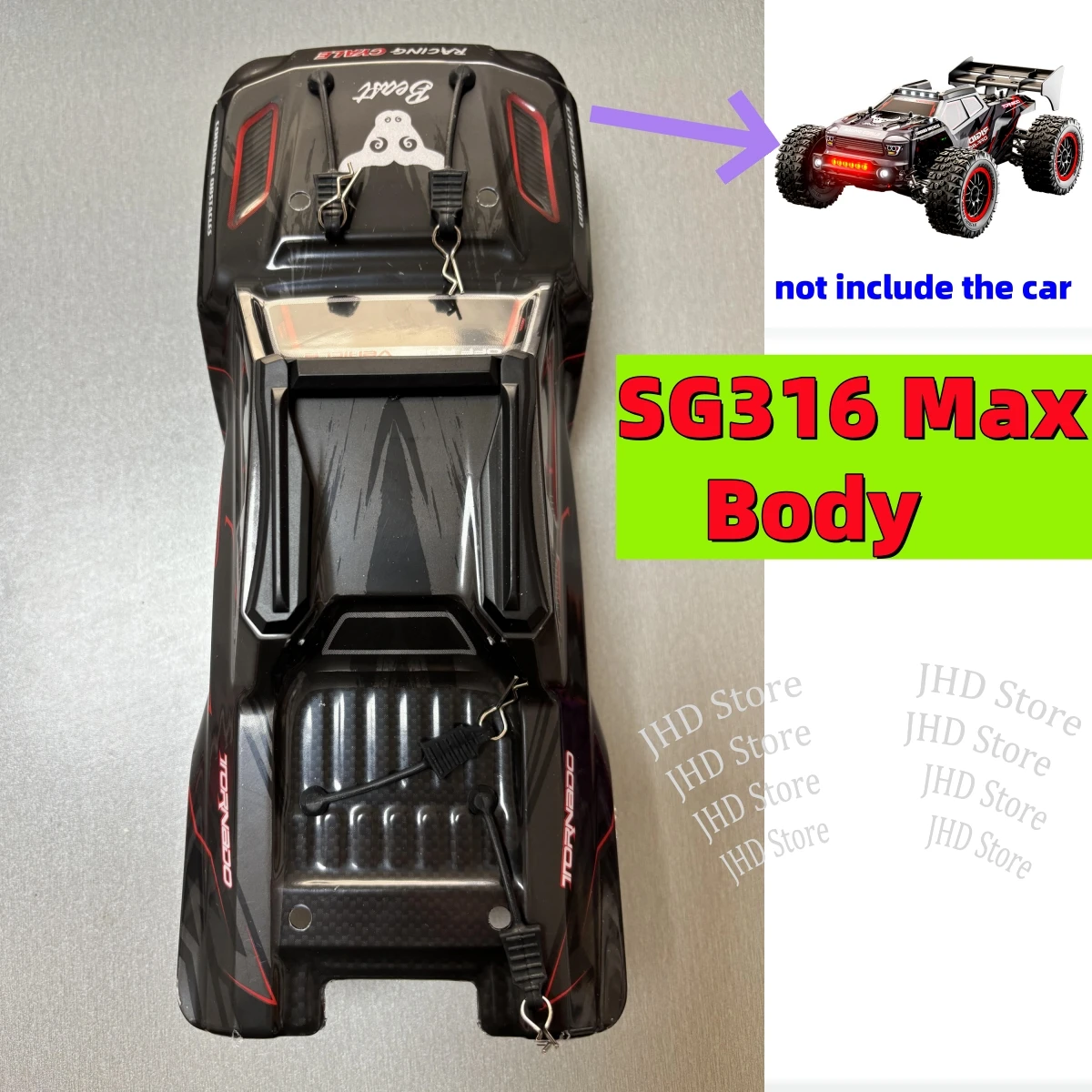 JHD For SG316 Max SG316 Pro 1:16 High Speed Drift Racing Car Boday Wheels 4WD RC Car Off Road Car Parts