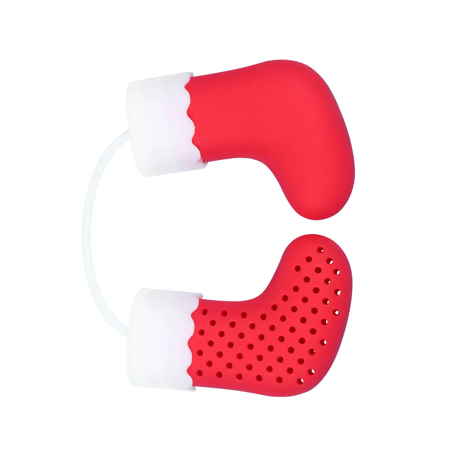 

Silicone Tea Infuser Christmas Sock Shaped Portable Strainer for Loose Tea Leaves Cup Pot Easy Clean Tea-Leaf Infuser