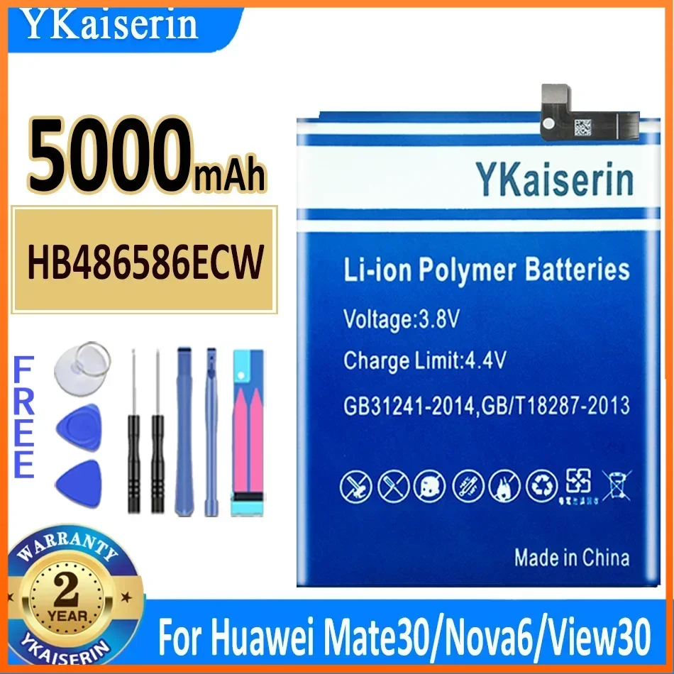 YKaiserin HB486586ECW 5000mAh Battery For Huawei Mate 30 Mate30/Mate 30 Pro Mate30 Pro Nova 6/Nova6 SE For Honor VIew 30 V30