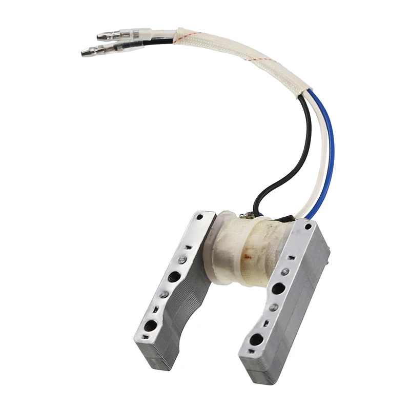 Magnetic coil high voltage pack igniter spark plug white for refitting 2-stroke 60CC 80CC accessories black and white blue wire