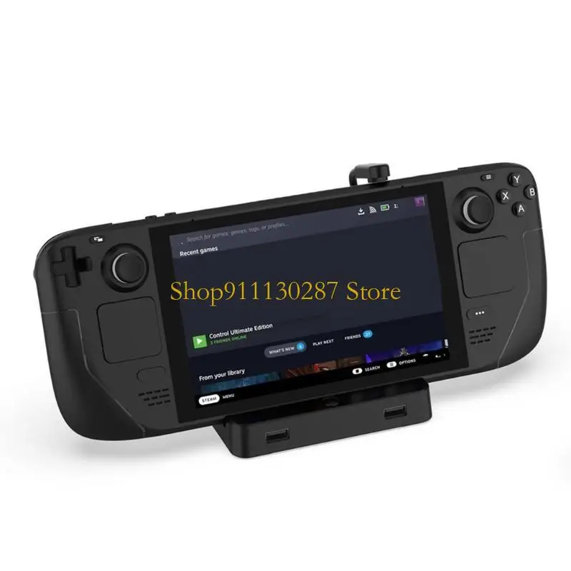J1HC Type-C Docking Station Game Console 4K30HZ Ethernet Hub حامل لـ SteamDeck #2