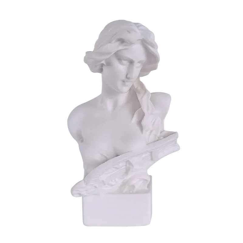 resin plaster figurines, mini sketches, head models, art decorations, portraits, still life statues, small studio