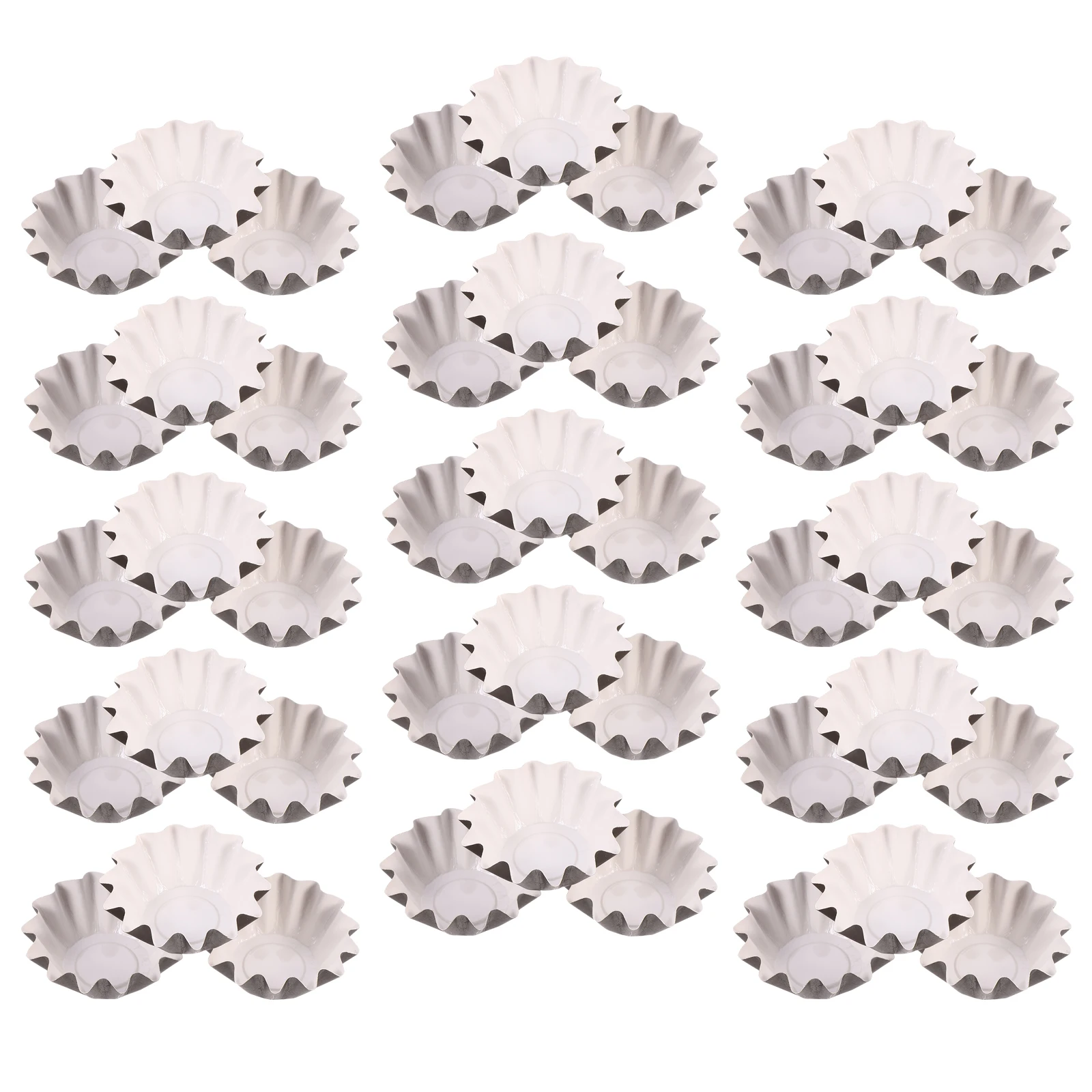 

50 Pcs Black Coated Paper Wax Plates Liner Trays for Electric Warmers Aromatherapy Accessories Smooth Surface Easy Replacement