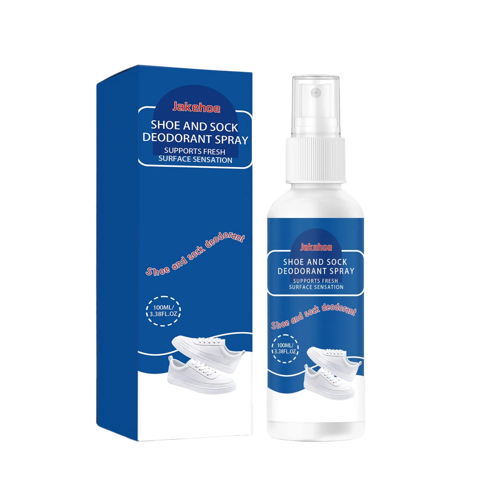 Travel Shoe Freshener Spray, Portable Summer Deodorizer for Sweaty Shoes & Socks, Neutralizes Foot Odor & Leaves a Clean Fresh Scent, Comfortable Daily Use Spray for Sneakers Boots Athletic Shoes Sandals, Pocket-Sized Foot Deodorant