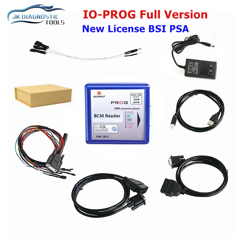 New For PSA BSI Full IO-PROG Version Terminal Programmer IO PROPG Full license Io/prog For GM/Opel Ioterminal & ECU TCM BCM EPS