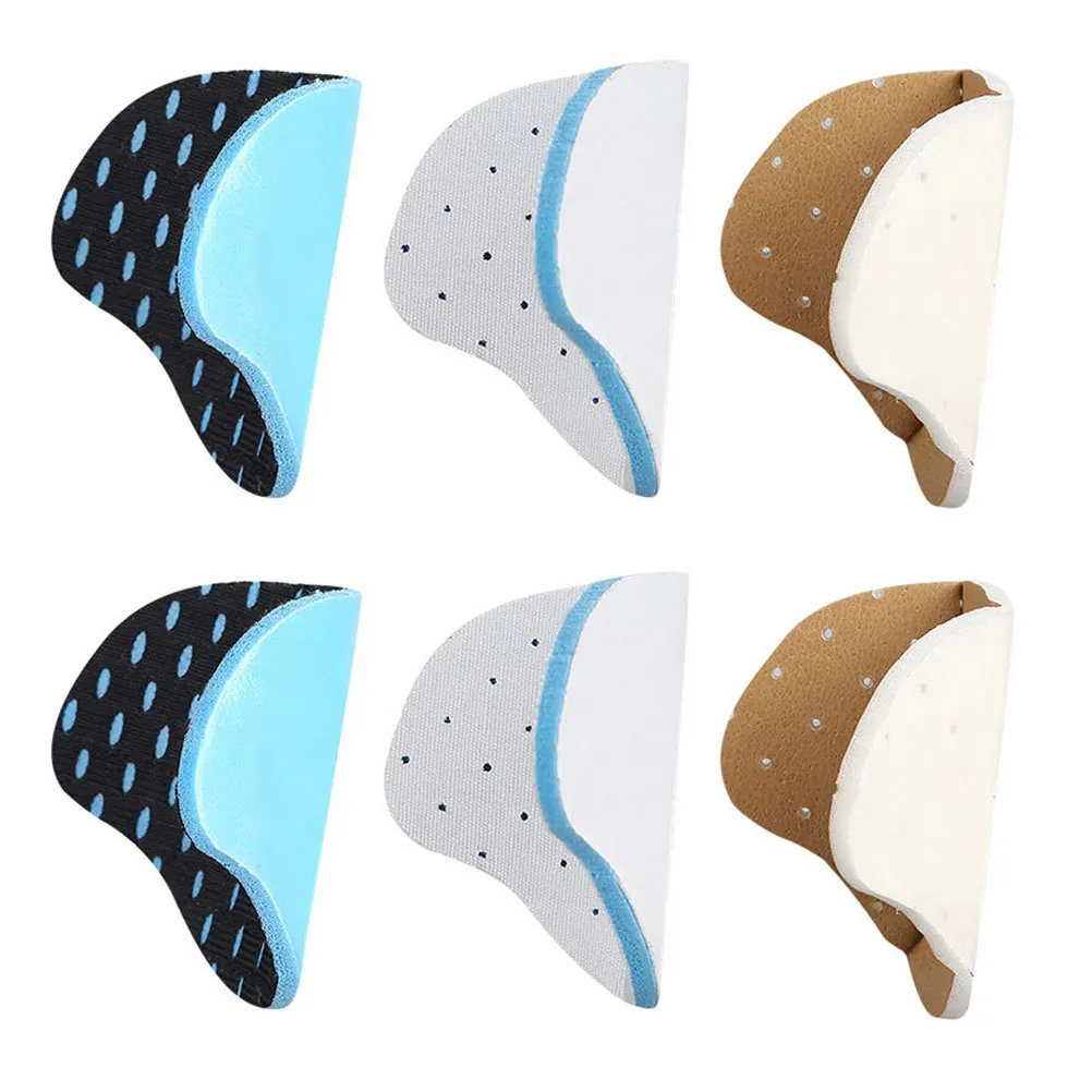 

3Pairs Anti-Friction Heel Pads Wear Resistant Self-Adhesive Heel Protectors for High Heels Comfortable Shoe Cushions
