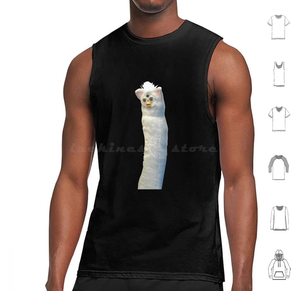 Uncomfortably Long Furby Tshirt Classic T Tank Tops Vest Sleeveless Uncomfortably Long Furby Classic T