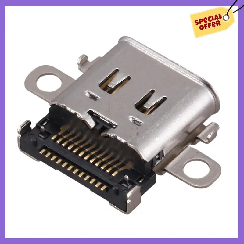 

-A96Z 10X USB Type-C Зарядный порт Ремонт разъема разъема зарядного устройства для коммутатора Nintendo