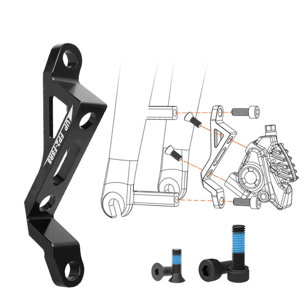 

Велосипедный зажим для дискового тормоза, основание для дискового тормоза 6,3 дюйма/7,1 дюйма, Аксессуары для велосипеда, почтовое крепление к плоскому адаптеру тормоза