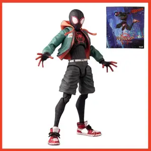 ML Legends Spider Man Actionfigur, Spider-Vers SV, Spider-Man, Miles Morales, PVC-Figuren, Statuten, Geschenk 10 Hauptverkaufsvision Marvel Legends - №1