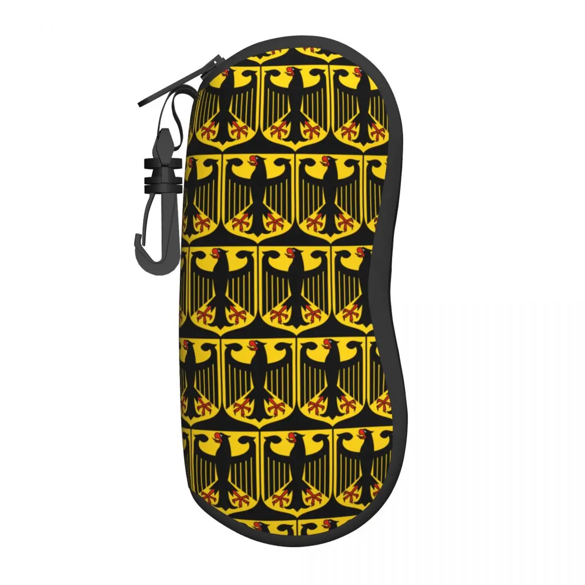 Custom Coat Of Arms Of Germany Shell Glasses Case Unisex Cool German Flag Eagle Eyeglasses Case Sunglasses Protector Box