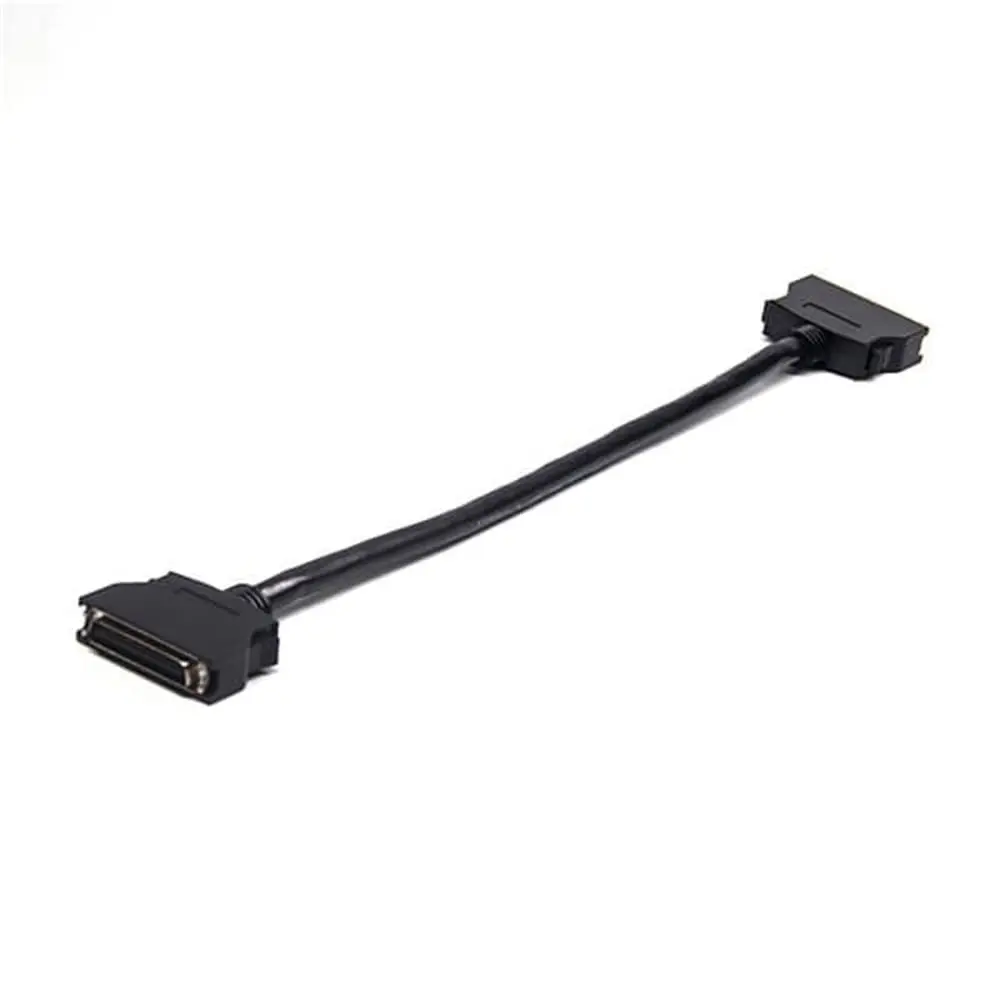 50 Pin SCSI HPCN 180 Degree Latch Lock Male to Male Cable 1 M