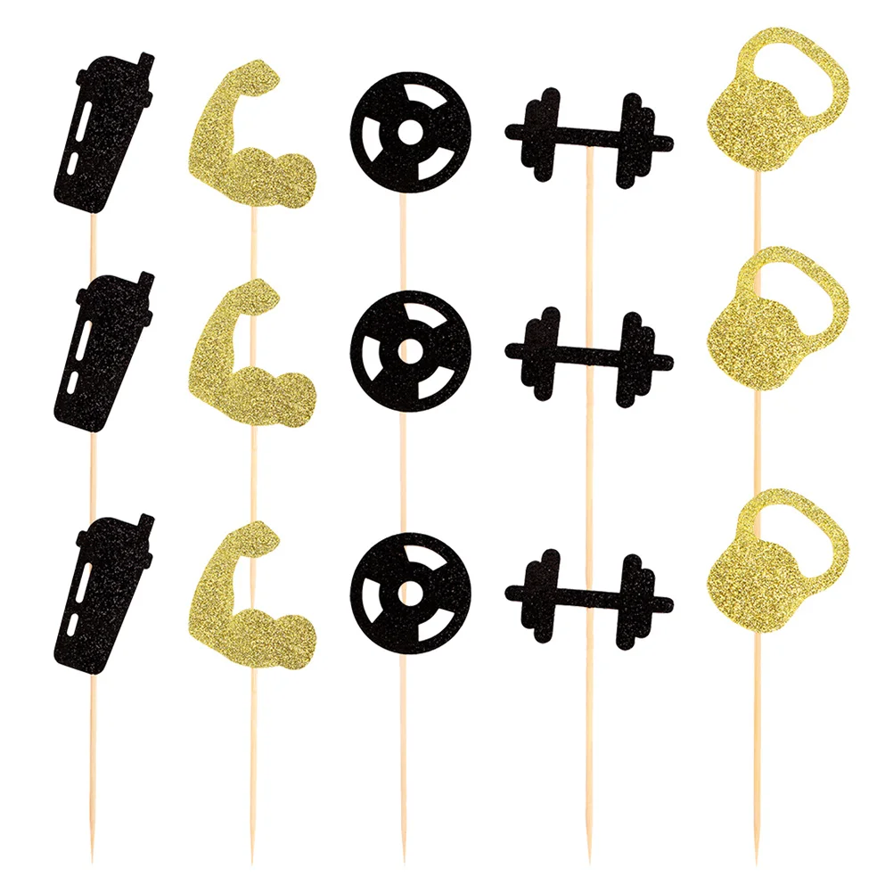 

20 Pcs Cake Topper Supplies Environment Friendly Safe Cupcake Decoration Delicate PicksInserted Decor Ornament