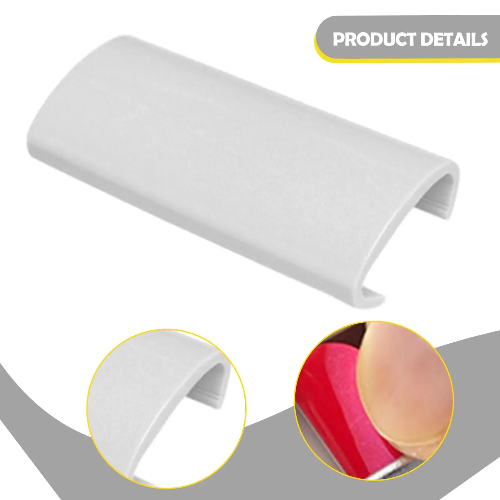 Pickleball Racquet Accessory Edge Weight Block TPU Paddle Decor Self Adhesive Guard for Improved Control