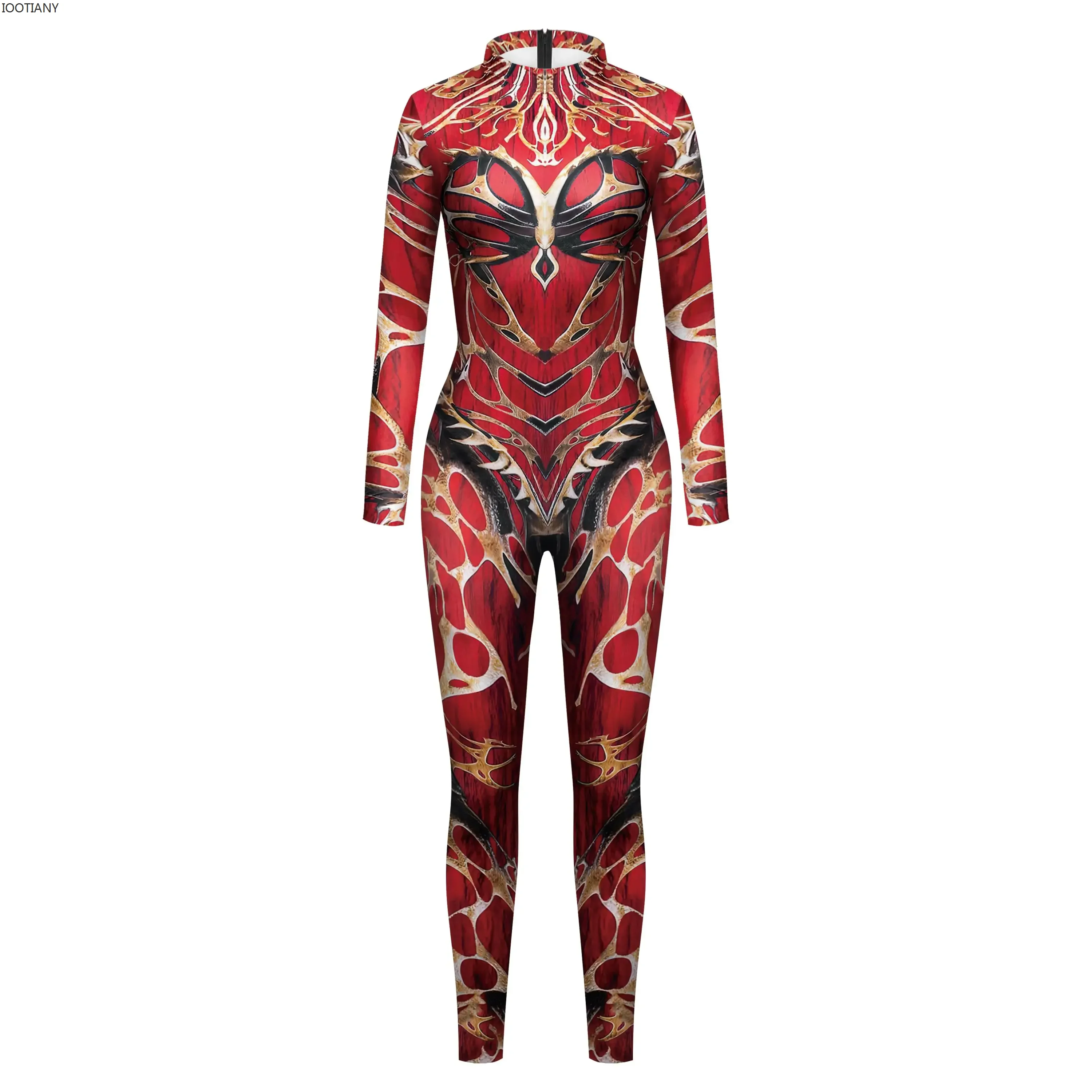 IOOTIANY New Women's Zentai Bodysuit Sexy Party Jumpsuits Arrival Carnival Costume Lady Carnival Holiday Punk Outfit Clothes