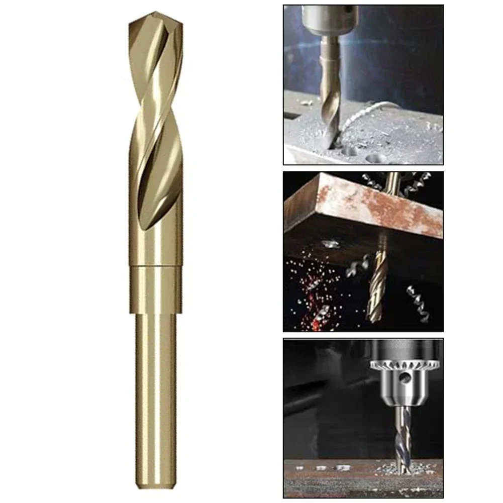 Punta da trapano HSS da 1 pezzo punta da trapano con gambo ridotto da 18mm per legno metallico, alluminio, ecc. per parti di utensili elettrici di lavorazione professionale