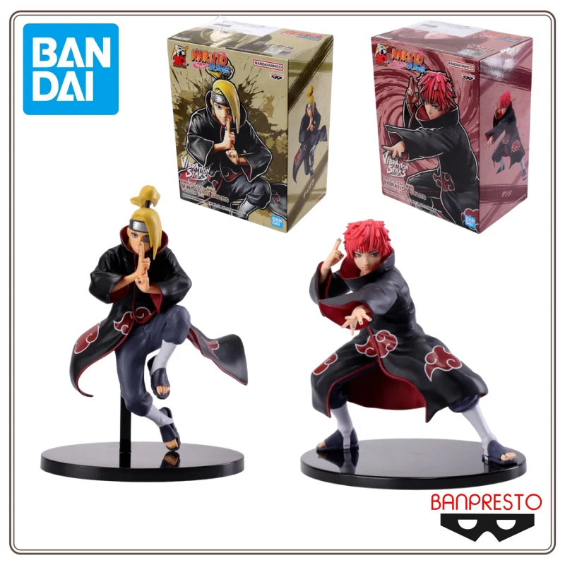

В наличии Bandai, оригинальная фигурка VIBRATION STARS, аниме Наруто Шиппуден Сассори Дейдара, модель игрушки в штучной упаковке, украшения, подарок