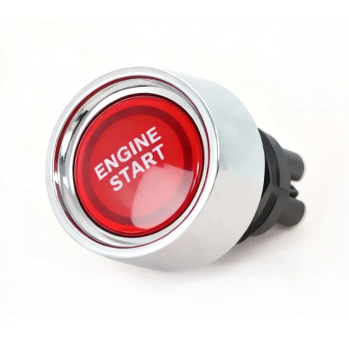 Wholesale DC 12-24V On/Off Red Tact Switch Metal Universal Push Stop Ignition Switch for Car Truck Bus IP53
