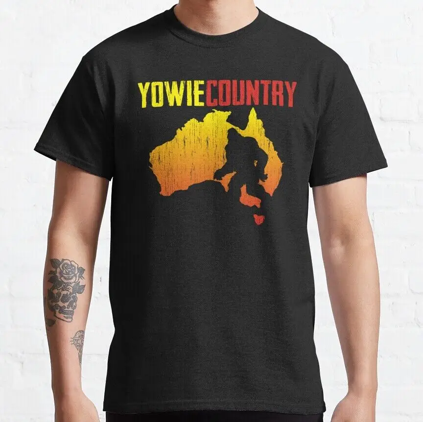 Dark Yowie Country Classic Australian Folklore Mythology T-Shirt For Men Clothing Women Short Sleeve Tees Y2K Tops