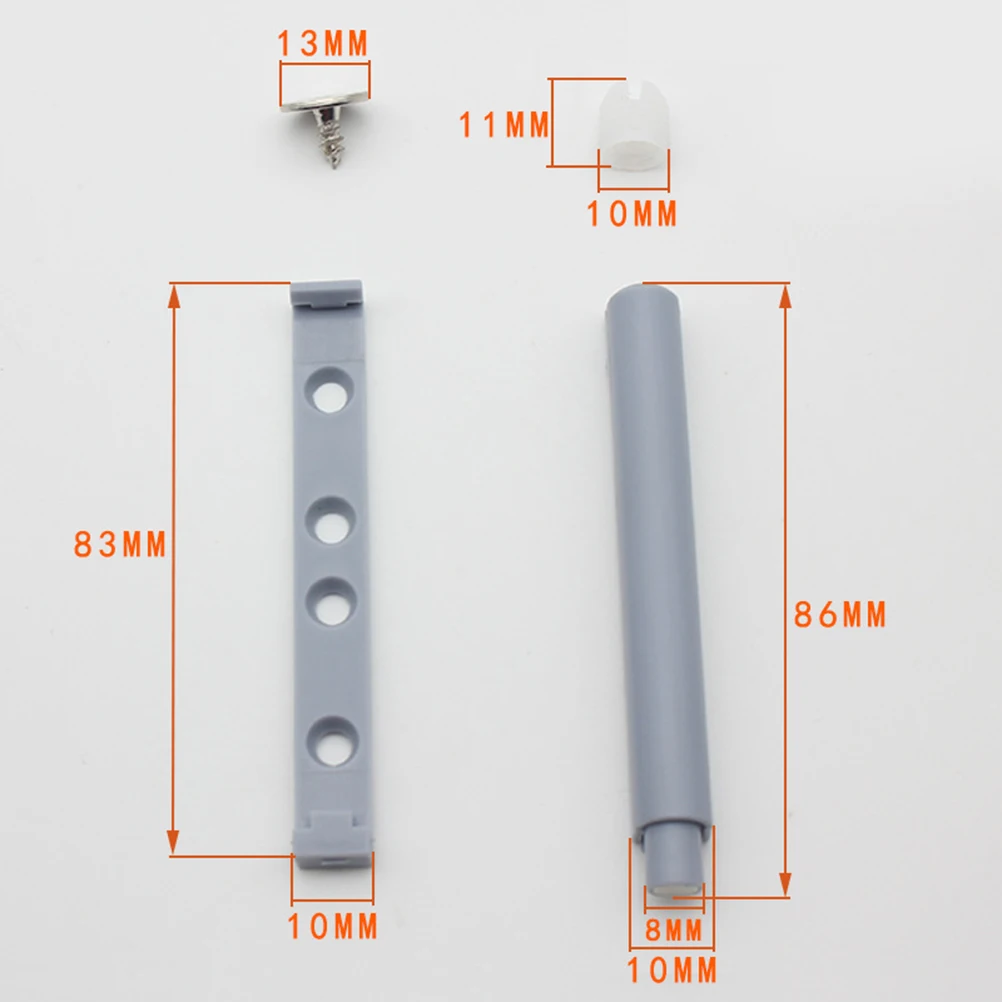 

5pcs Rebound Hinge Soft Close Door Damper Cabinet Kitchen Furniture Drawer Buffer Self Closing Hinges Cabinet Door Damper