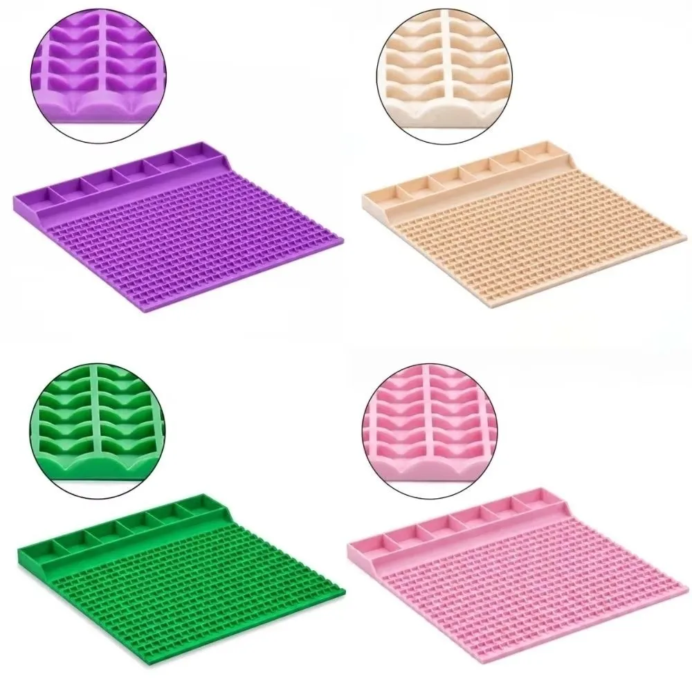 New Plastic Pony Beading Tray Lightweight V Shaped Edge Beading Tool Kit Fast Stringing DIY Bracelet Tray DIY Crafting