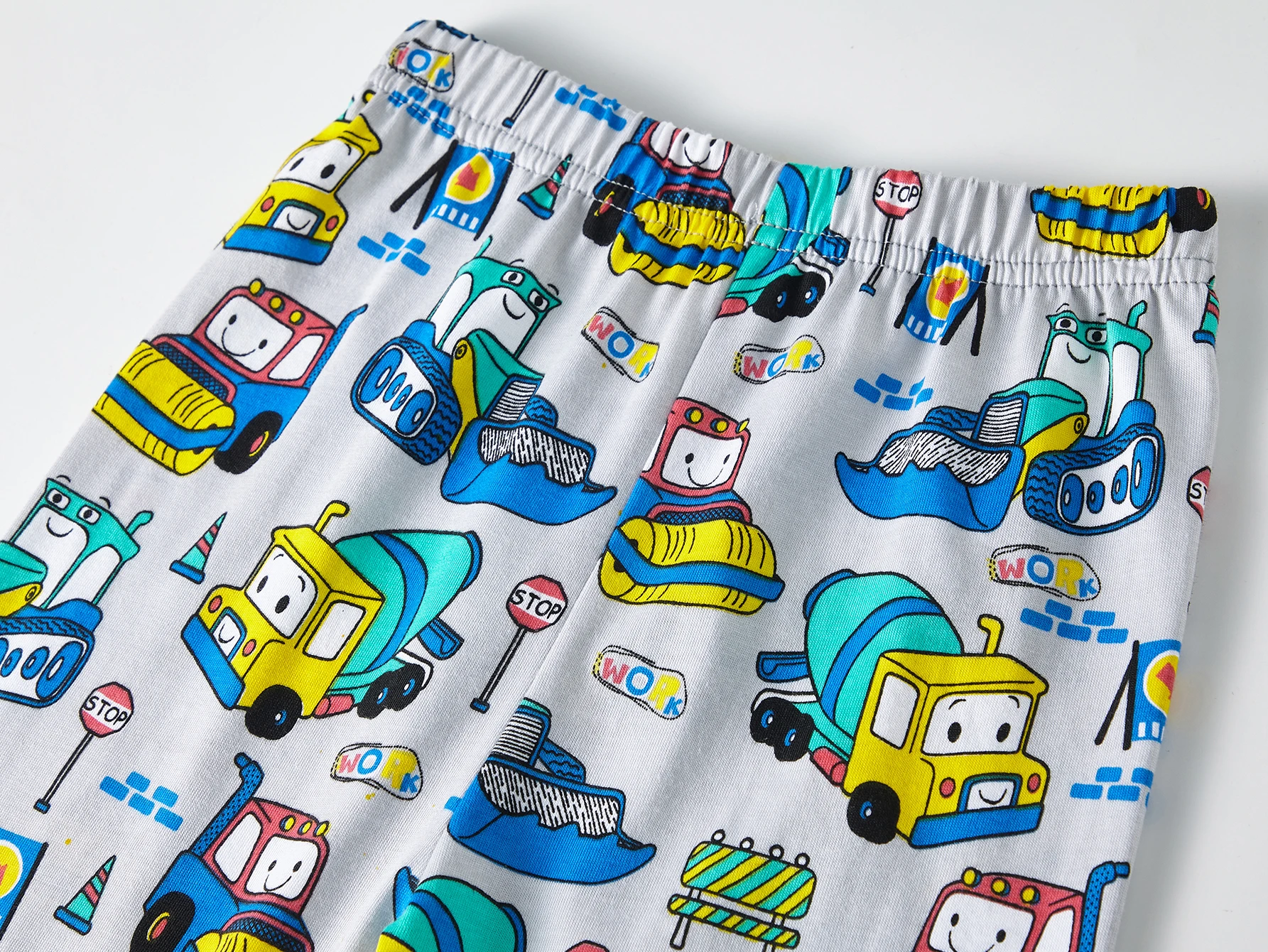 Pyjama-Set für Jungen mit Cartoon-Motiv, 100 % Baumwolle, 2-teilig, Loungewear, langärmlig, elastische Bündchen, weiche Nachtwäsche für Kinder von 1–8 Jahren – Detail 11