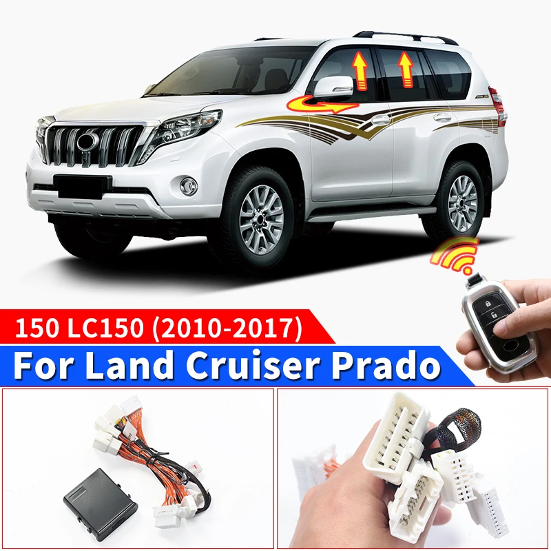 

Automatic Closed Window + Lock Door + Rearview Mirror Folding OBD Module for Toyota Land Cruiser 150 LC150 2010-2017 Accessories