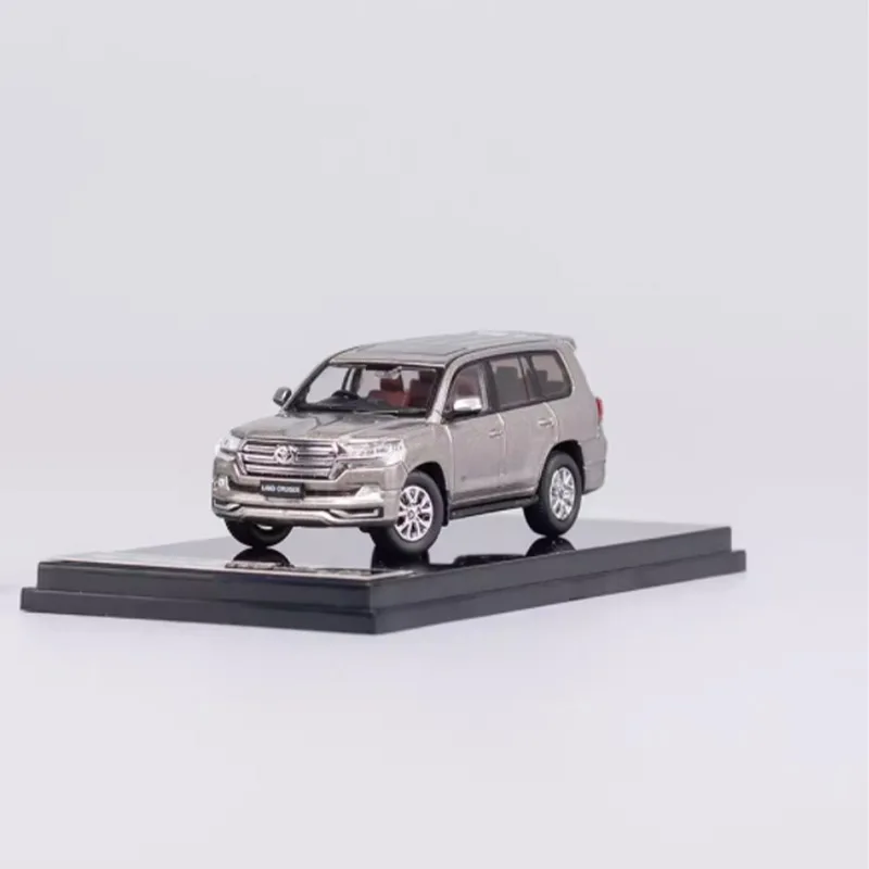 GCD 1:64 skala Land Cruiser 200 LC200 symulacja aluminiowy Model samochodu statyczny wyświetlacz kolekcjonerska zabawka prezent pamiątkowa dekoracja