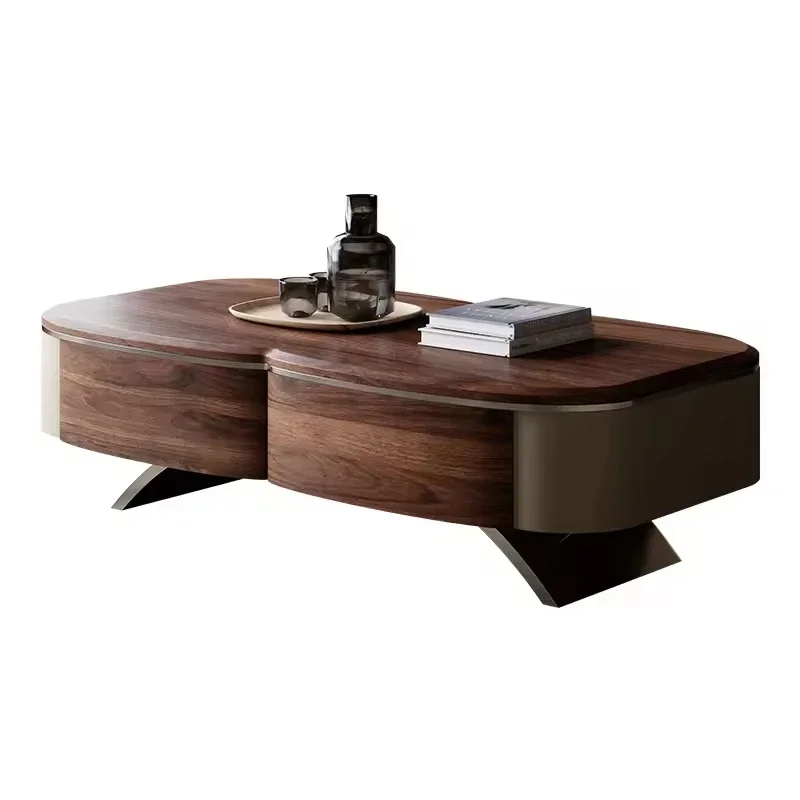

Fashion creative Nordic wooden high quality coffee table furniture storage space coffee table