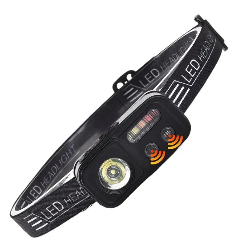 

Camping Headlamps Rechargeable LED Headlights For Fishing Waterproof Camping Head Torch Shockproof Adults Head Flashlight 6