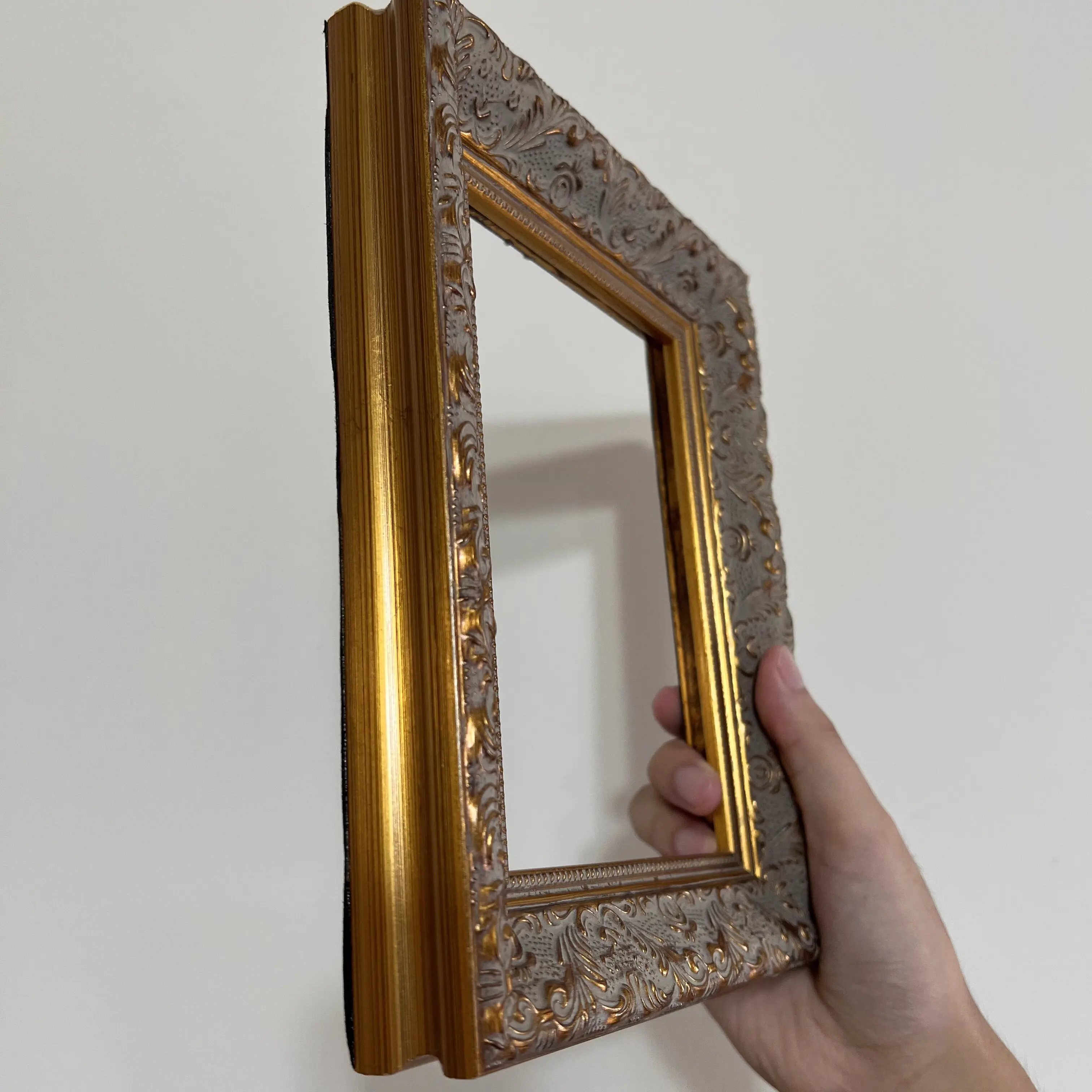 European Style Floral Solid Wood Picture Frame, Retro, Medieval, Oil Painting Frame, Custom Mounting Frame