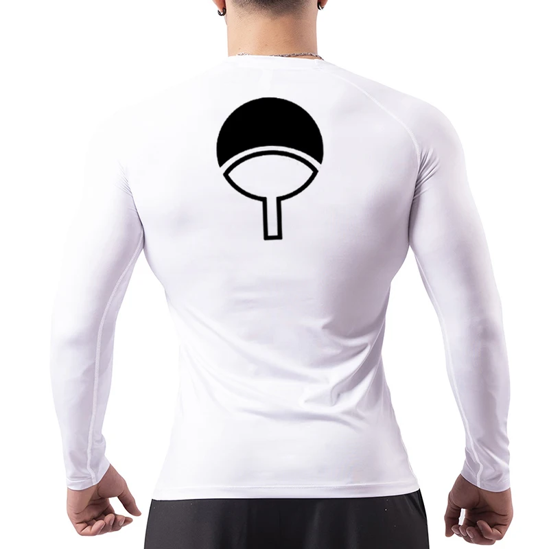 Grafische Langarm-Kompressionsshirts für Herren, sportlich, sportlich, schnell trocknend, Oberteile, Fitnessstudio, Workout, Laufen, Baselayers, Unterhemden